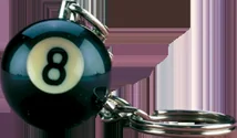 Action NI8BK1 8-Ball Key Chain