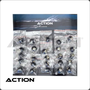 Action NI8BK25 8-Ball Key Chain - Card of 25
