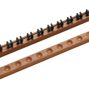 WR2P12 12 Cue Wall Rack w/ Clips