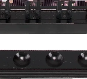 WR6S 6 Cue Wall Rack w/ Clips