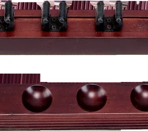 WR6S 6 Cue Wall Rack w/ Clips