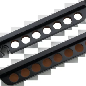 WR7WC 7 Cue Wall Rack w/ Bridge Clip