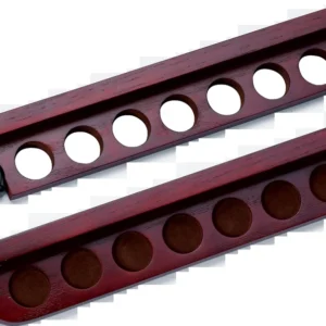 WR7WC 7 Cue Wall Rack w/ Bridge Clip